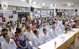 Xúc động những hình ảnh bệnh nhân nghe giảng về ý nghĩa lễ Vu lan